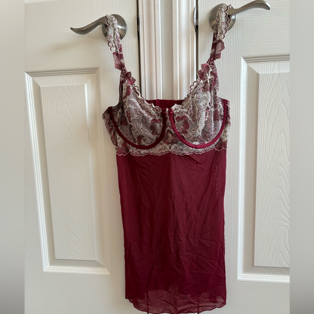Auden Burgundy Slip Dress
Large